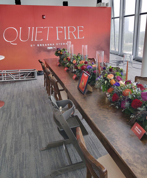 Special Friends and Family Dining Setup